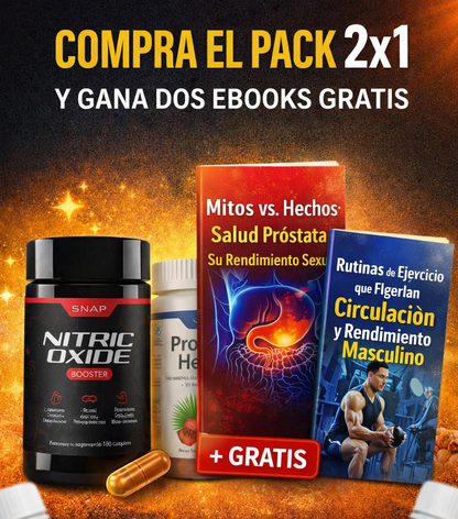 Pack 2x1 – Salud Prostática y Óxido Nítrico + Energía y Vitalidad Masculina