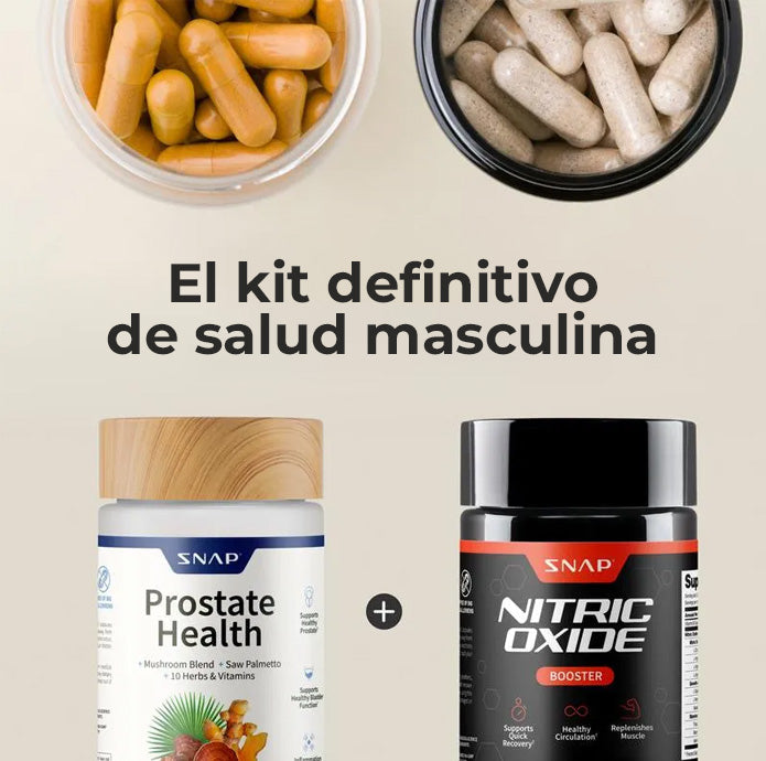 Pack 2x1 – Salud Prostática y Óxido Nítrico + Energía y Vitalidad Masculina