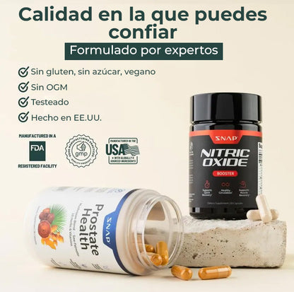 Pack 2x1 – Salud Prostática y Óxido Nítrico + Energía y Vitalidad Masculina